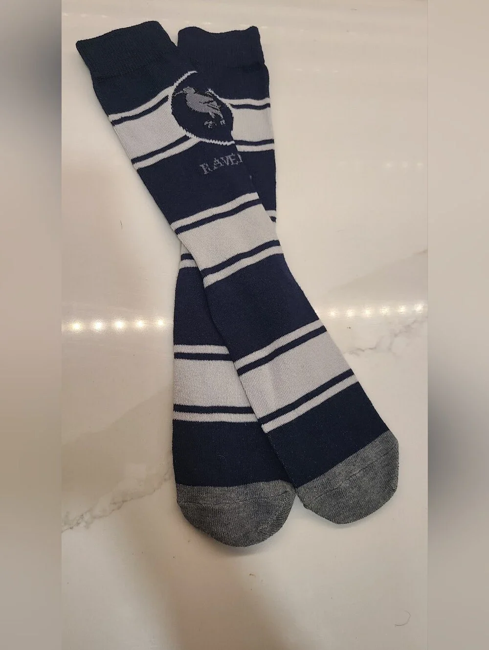 Ravenclaw House Crest Navy Crew Socks